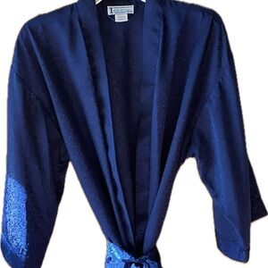Elegant Blue Women's Robe